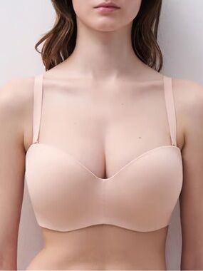 Chantelle Norah Comfort Strapless Convertible Bra - Nude Rose 38C